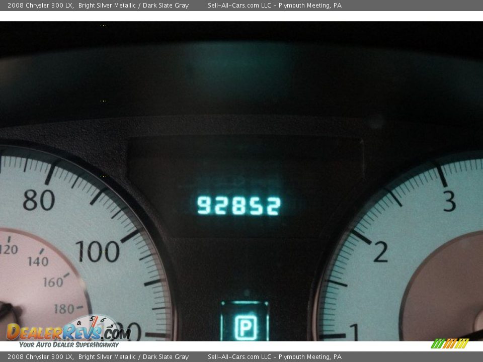 2008 Chrysler 300 LX Bright Silver Metallic / Dark Slate Gray Photo #28