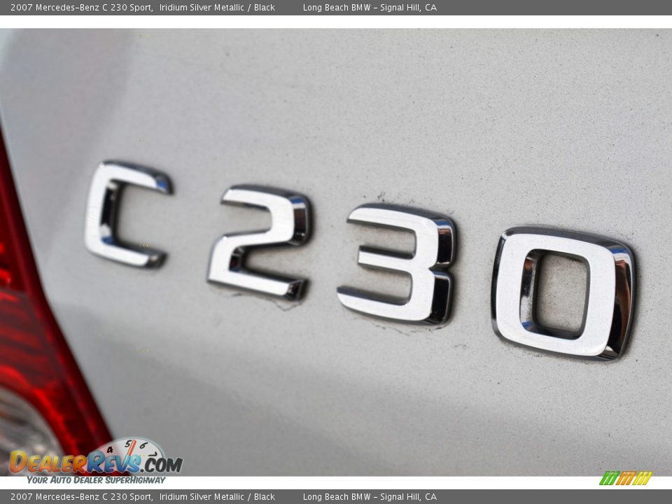 2007 Mercedes-Benz C 230 Sport Iridium Silver Metallic / Black Photo #6