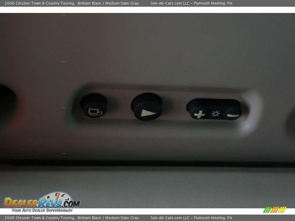 2006 Chrysler Town & Country Touring Brilliant Black / Medium Slate Gray Photo #24