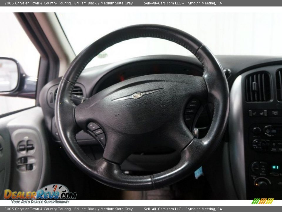 2006 Chrysler Town & Country Touring Brilliant Black / Medium Slate Gray Photo #26