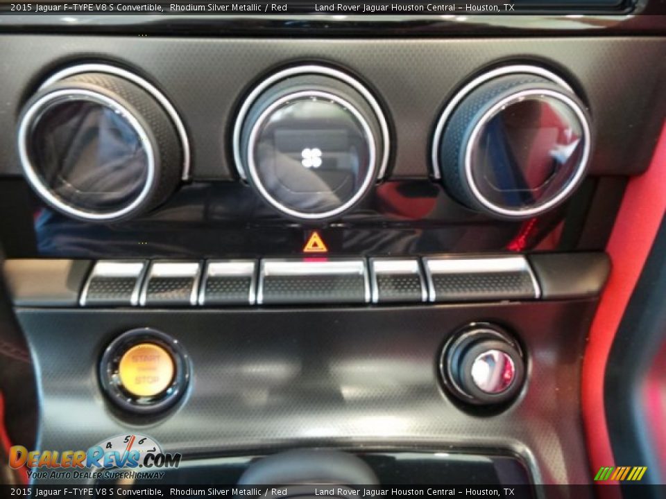 Controls of 2015 Jaguar F-TYPE V8 S Convertible Photo #16