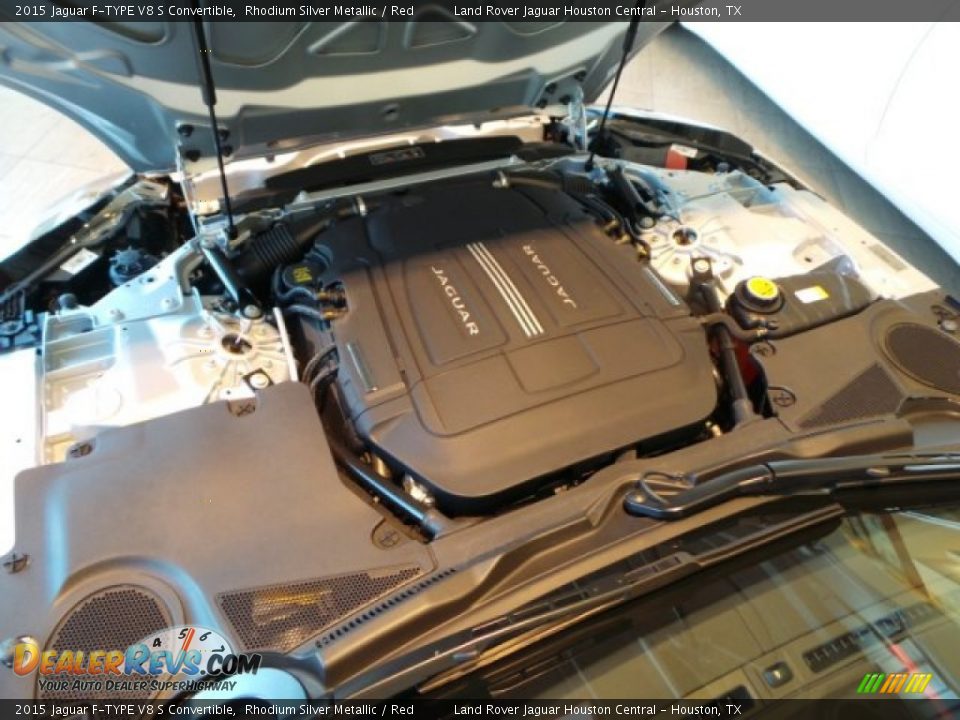 2015 Jaguar F-TYPE V8 S Convertible 5.0 Liter DI Supercharged DOHC 32-Valve VVT V8 Engine Photo #20