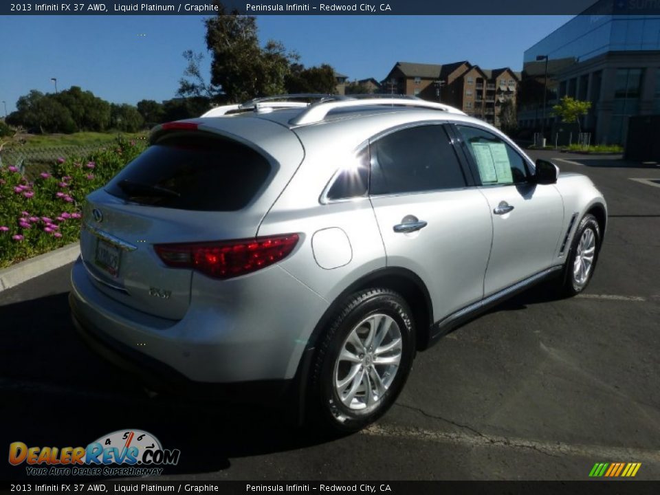 2013 Infiniti FX 37 AWD Liquid Platinum / Graphite Photo #12