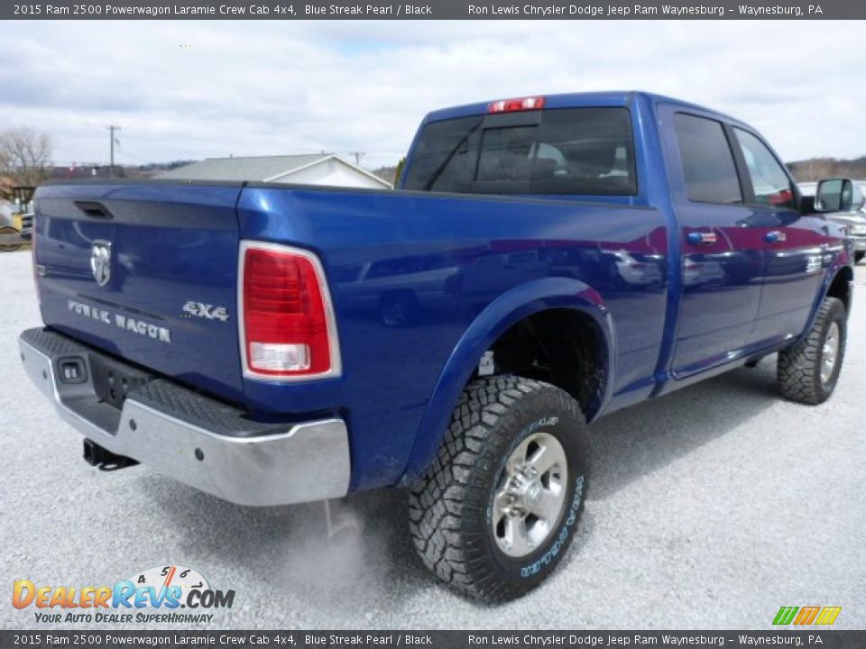 2015 Ram 2500 Powerwagon Laramie Crew Cab 4x4 Blue Streak Pearl / Black Photo #6
