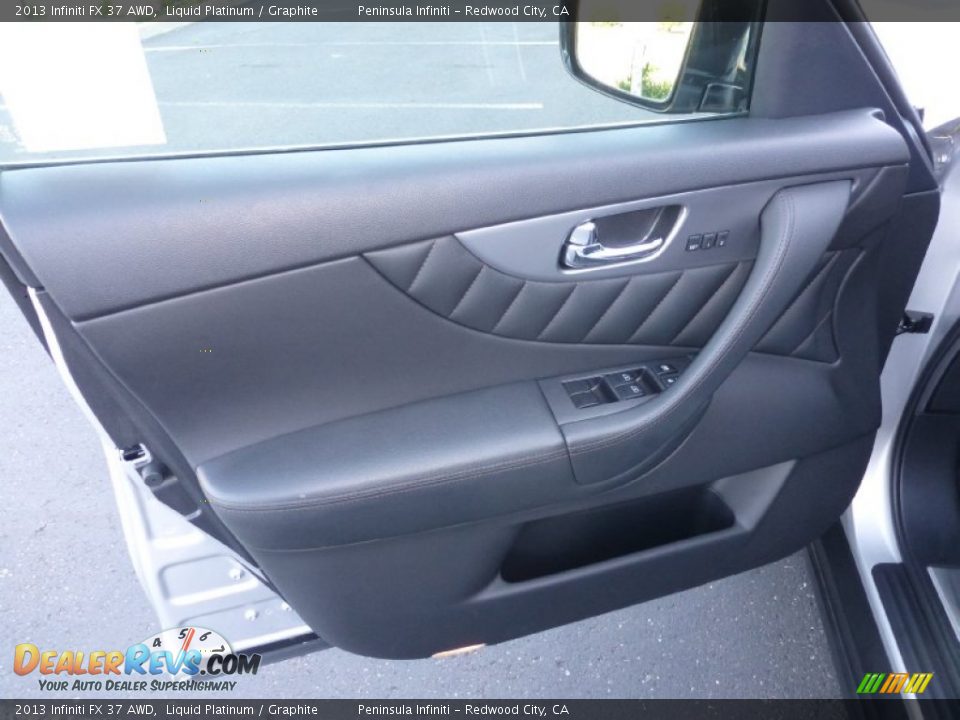 2013 Infiniti FX 37 AWD Liquid Platinum / Graphite Photo #21