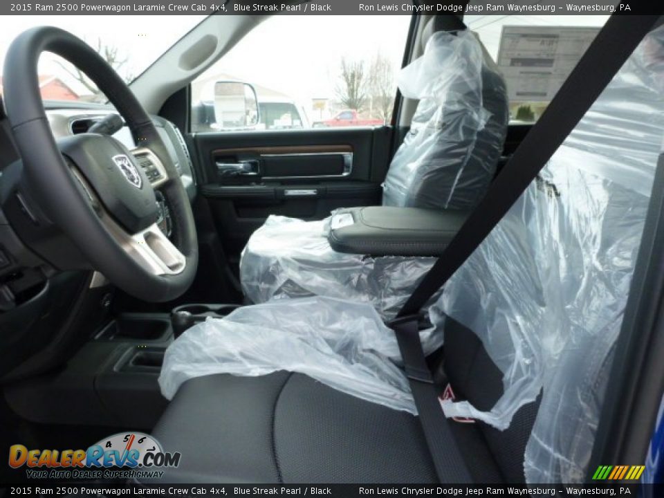 Black Interior - 2015 Ram 2500 Powerwagon Laramie Crew Cab 4x4 Photo #10
