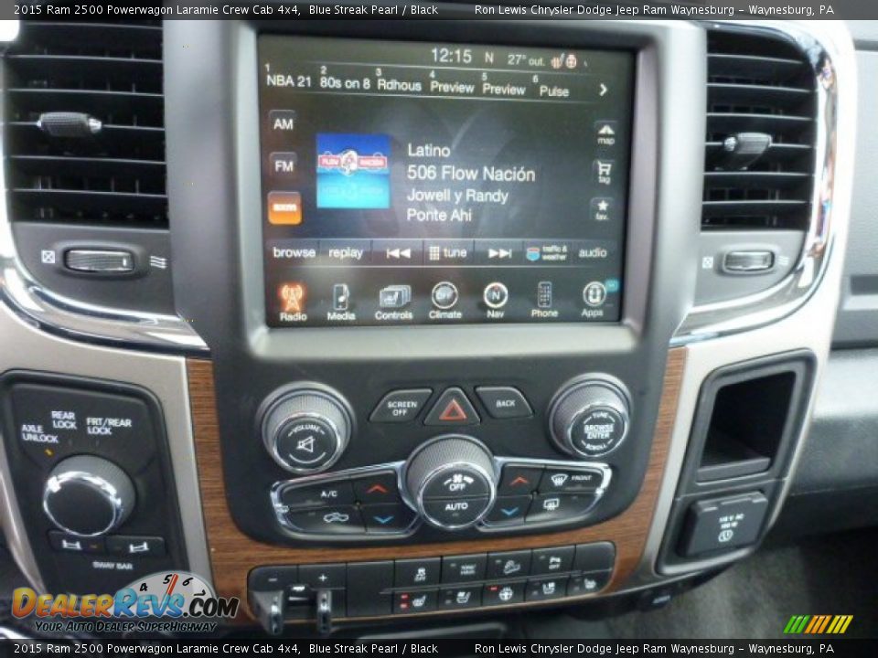 Controls of 2015 Ram 2500 Powerwagon Laramie Crew Cab 4x4 Photo #19