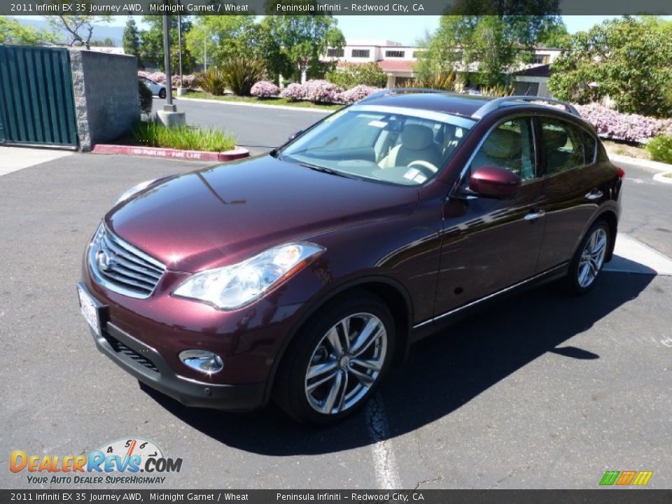 Front 3/4 View of 2011 Infiniti EX 35 Journey AWD Photo #10