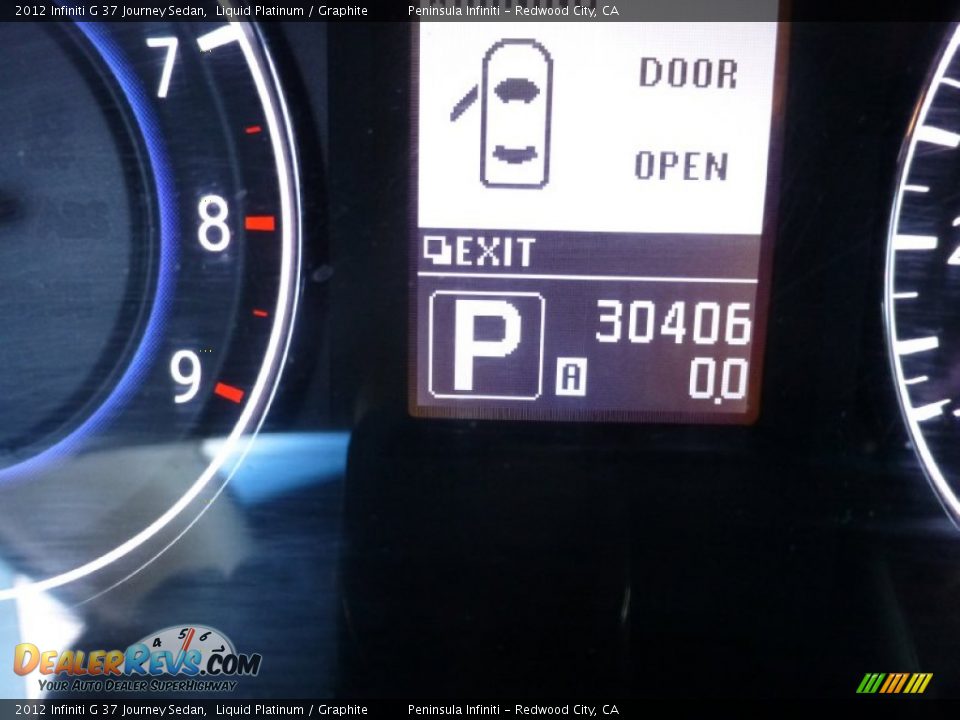 2012 Infiniti G 37 Journey Sedan Liquid Platinum / Graphite Photo #8