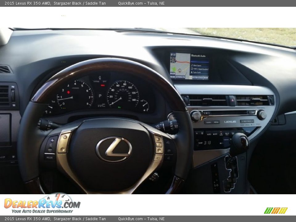 2015 Lexus RX 350 AWD Stargazer Black / Saddle Tan Photo #5