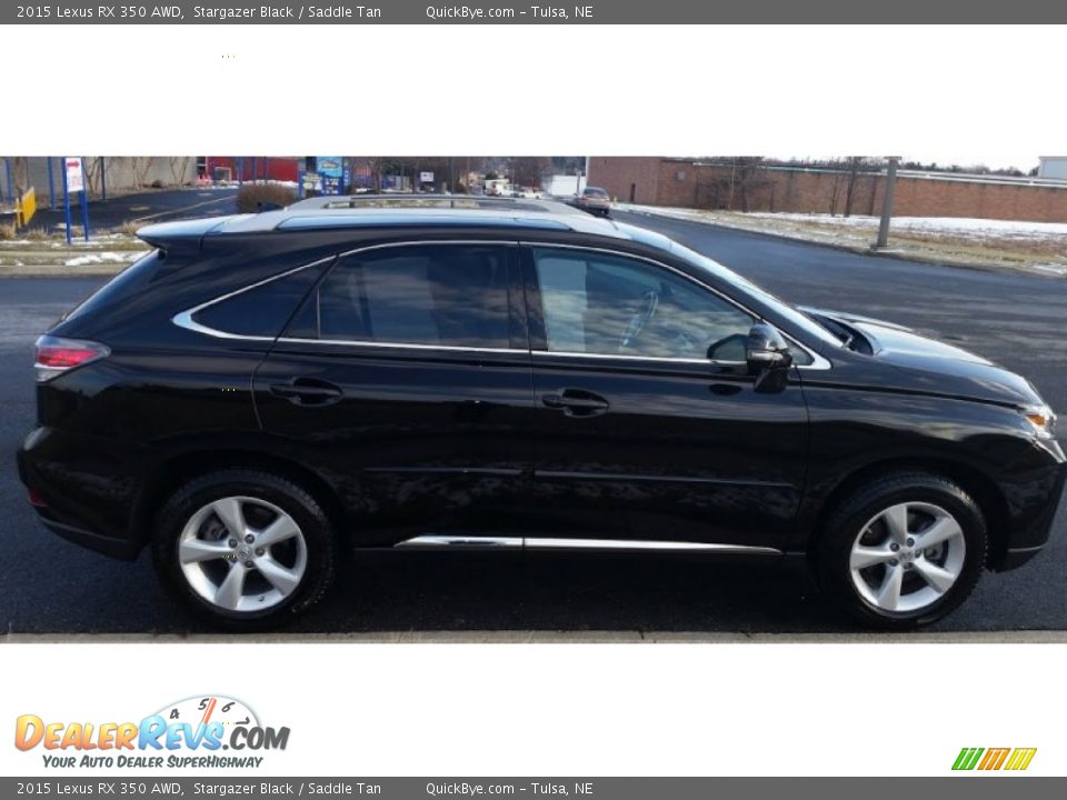 2015 Lexus RX 350 AWD Stargazer Black / Saddle Tan Photo #11