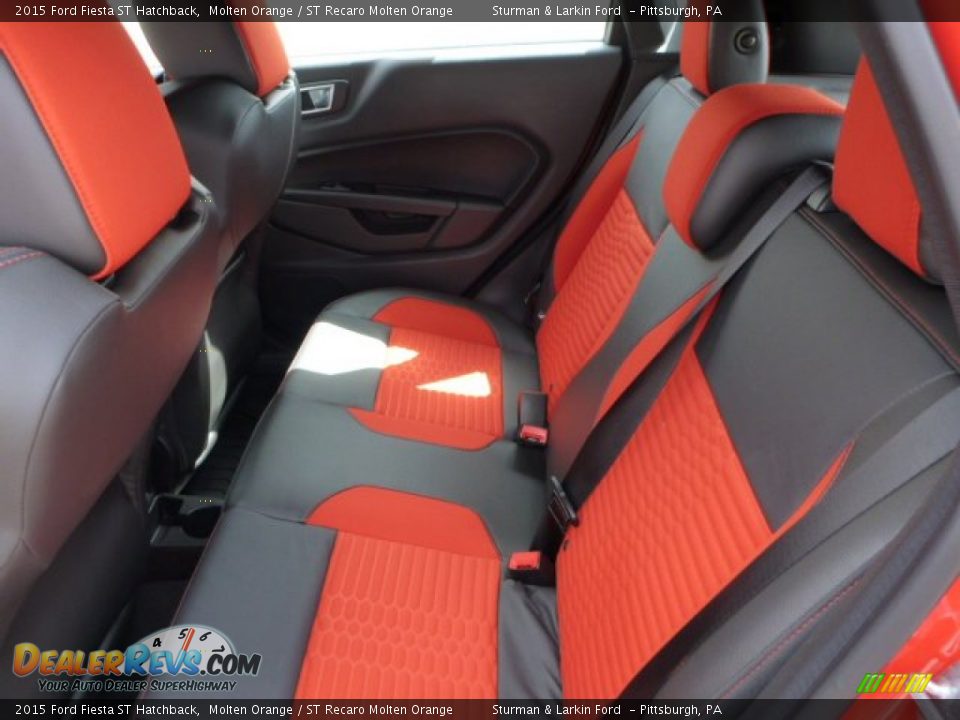 Rear Seat of 2015 Ford Fiesta ST Hatchback Photo #9