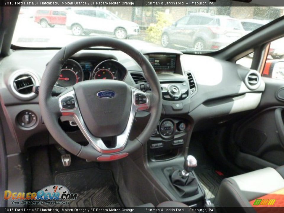 Dashboard of 2015 Ford Fiesta ST Hatchback Photo #10