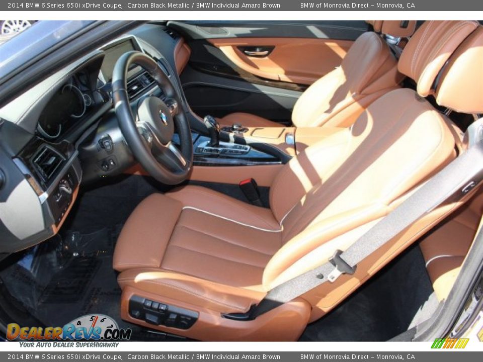 Front Seat of 2014 BMW 6 Series 650i xDrive Coupe Photo #13