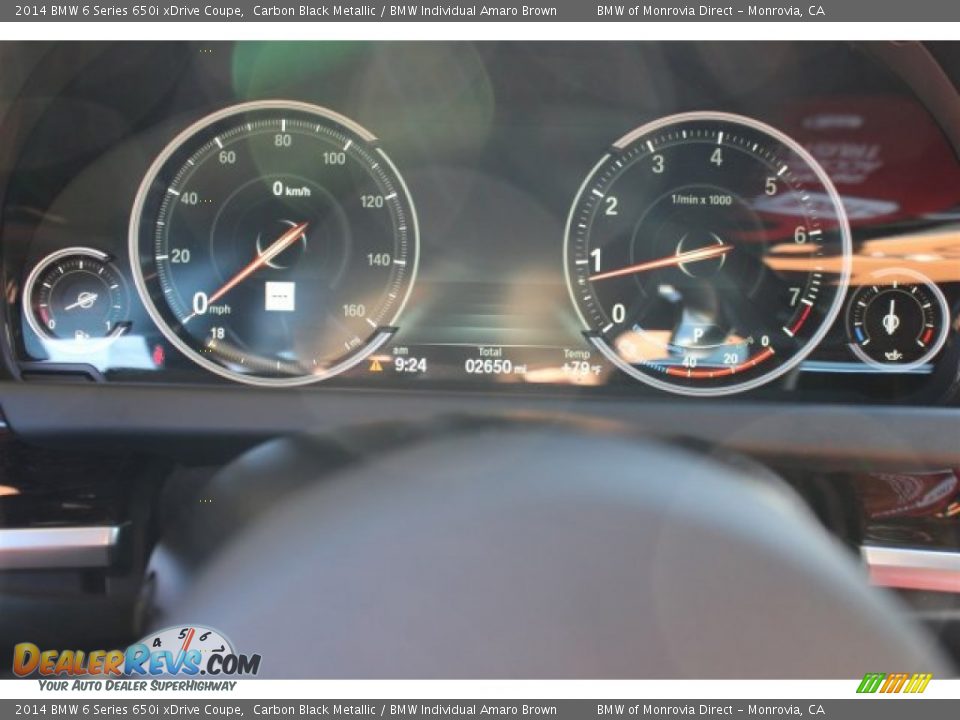 2014 BMW 6 Series 650i xDrive Coupe Gauges Photo #22