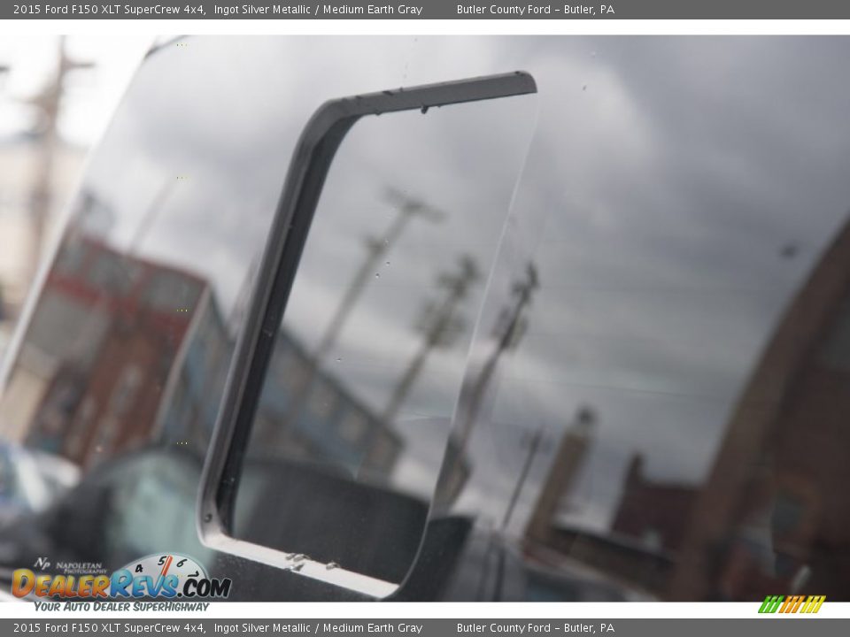 2015 Ford F150 XLT SuperCrew 4x4 Ingot Silver Metallic / Medium Earth Gray Photo #9