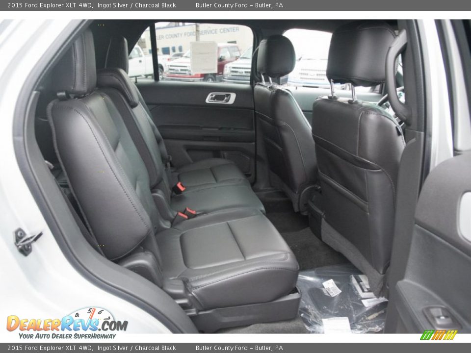 2015 Ford Explorer XLT 4WD Ingot Silver / Charcoal Black Photo #7