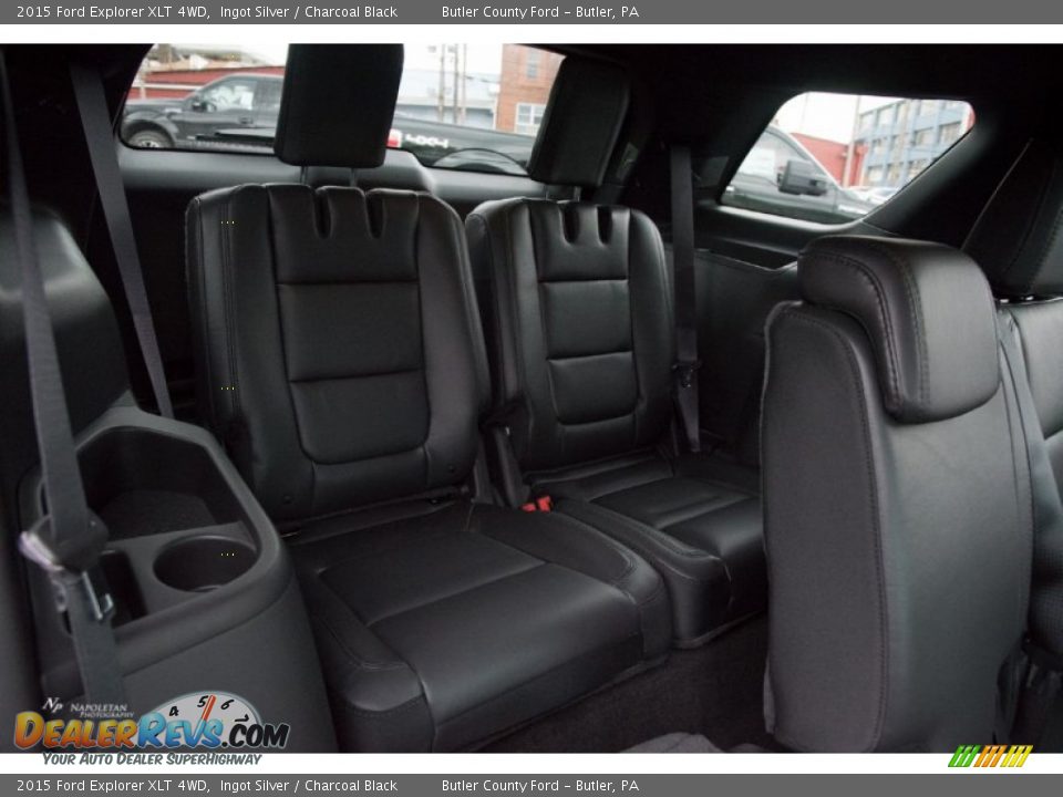 2015 Ford Explorer XLT 4WD Ingot Silver / Charcoal Black Photo #11