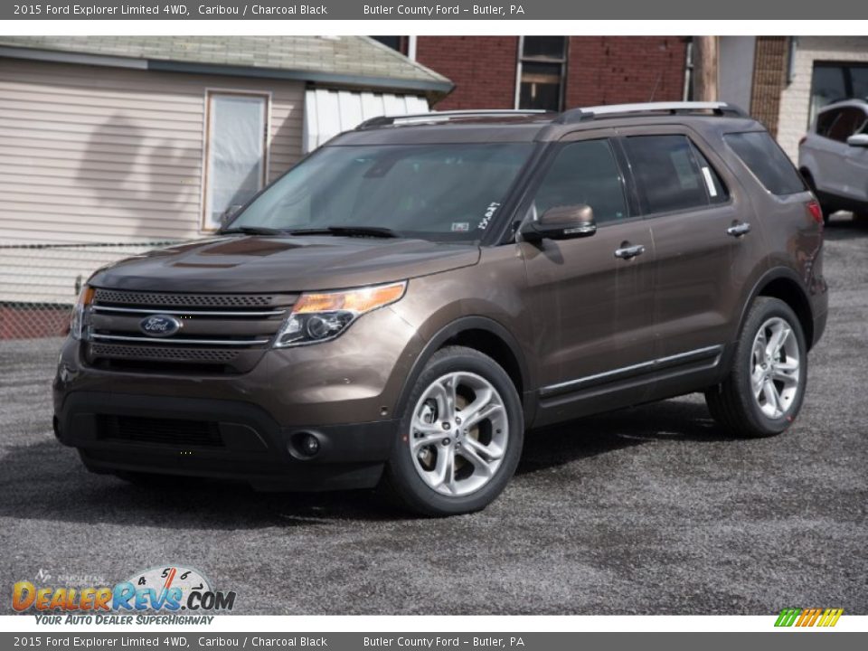 2015 Ford Explorer Limited 4WD Caribou / Charcoal Black Photo #1