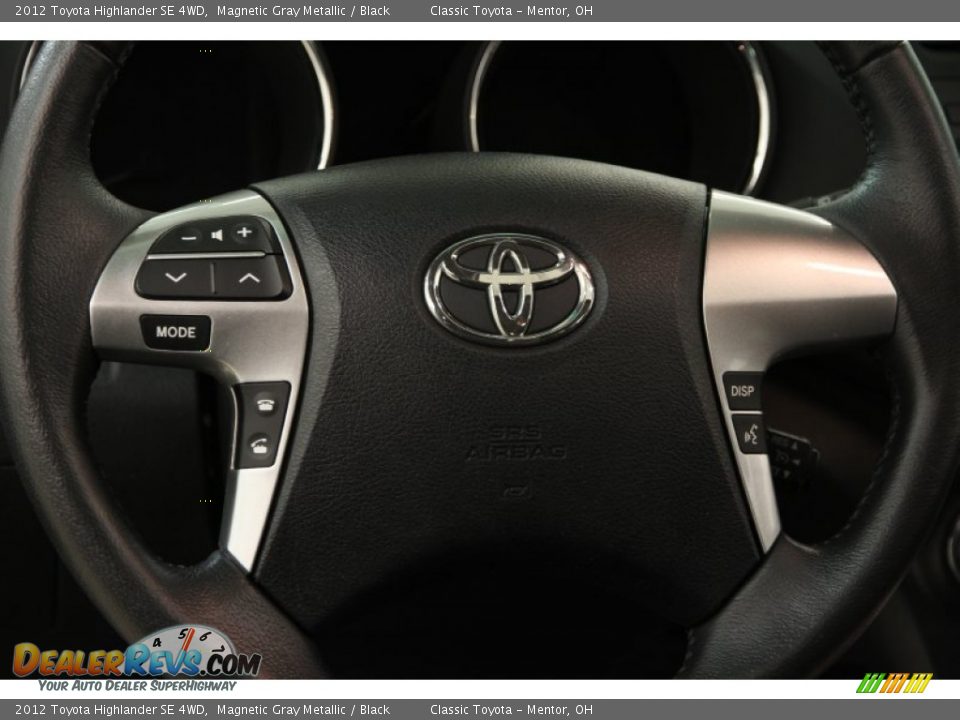 2012 Toyota Highlander SE 4WD Magnetic Gray Metallic / Black Photo #6