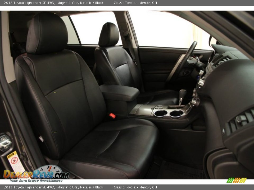 2012 Toyota Highlander SE 4WD Magnetic Gray Metallic / Black Photo #14