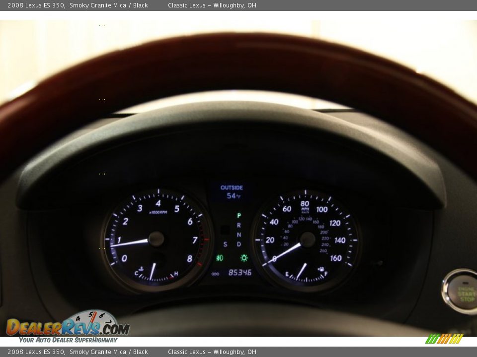 2008 Lexus ES 350 Smoky Granite Mica / Black Photo #7