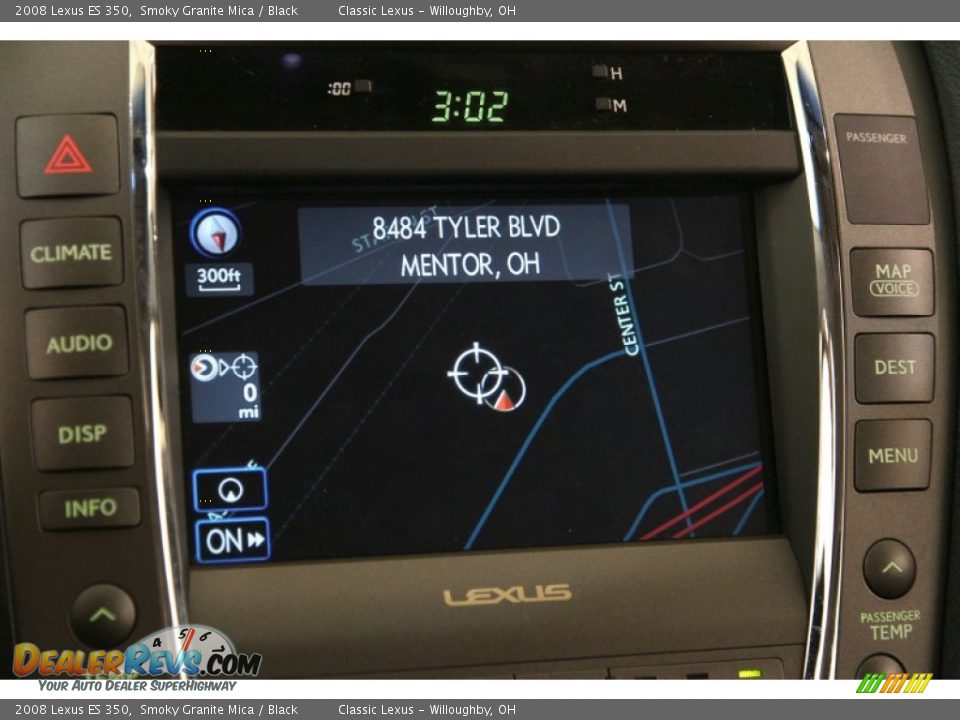 2008 Lexus ES 350 Smoky Granite Mica / Black Photo #10