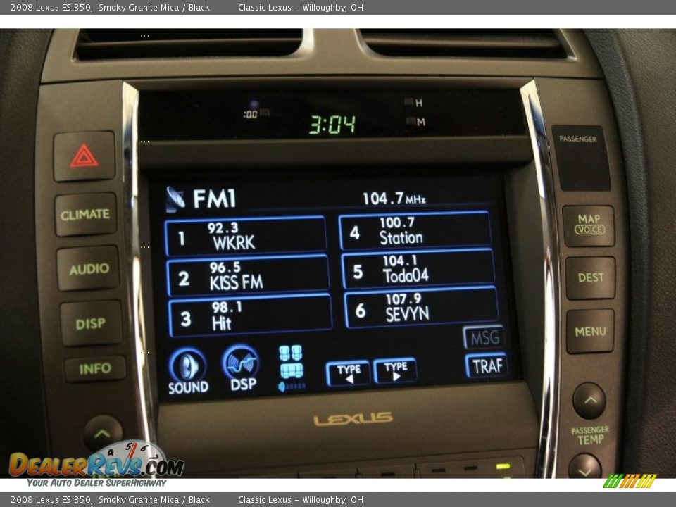 2008 Lexus ES 350 Smoky Granite Mica / Black Photo #11