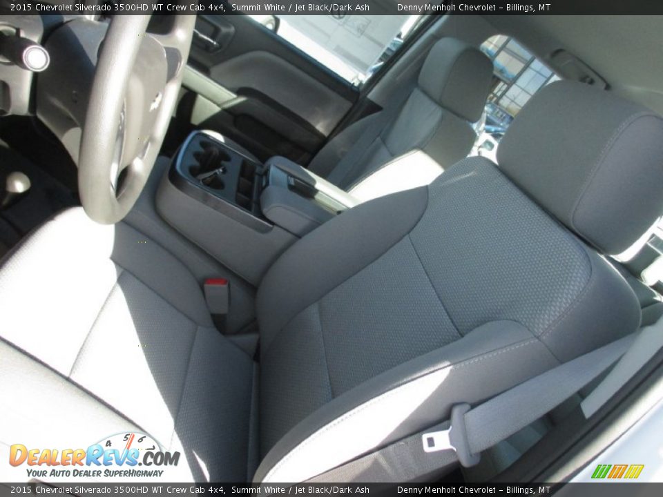 2015 Chevrolet Silverado 3500HD WT Crew Cab 4x4 Summit White / Jet Black/Dark Ash Photo #11