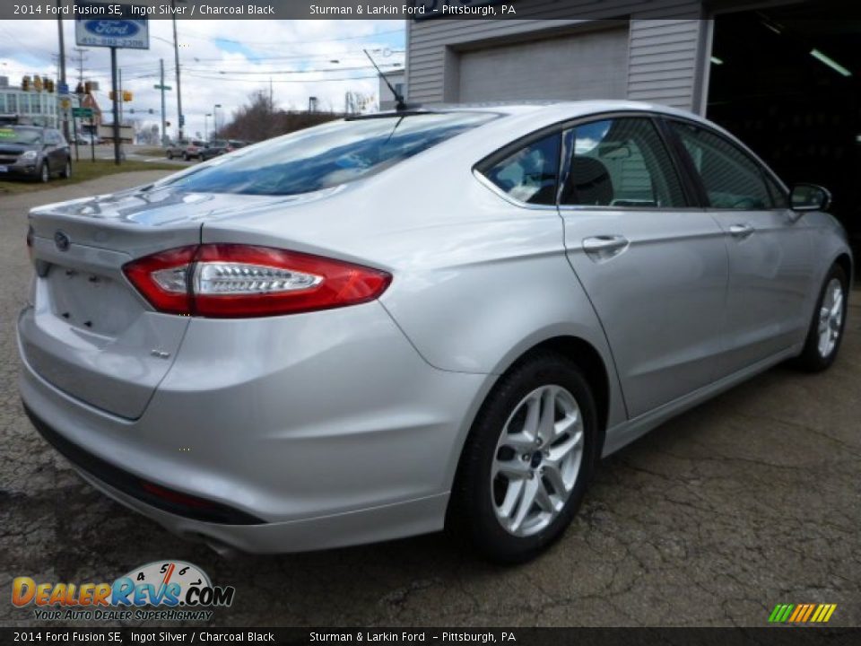 2014 Ford Fusion SE Ingot Silver / Charcoal Black Photo #2