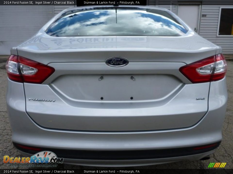 2014 Ford Fusion SE Ingot Silver / Charcoal Black Photo #3