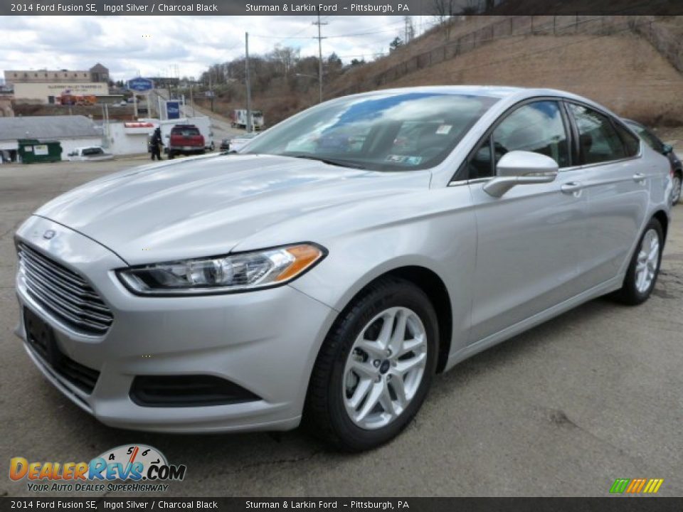 2014 Ford Fusion SE Ingot Silver / Charcoal Black Photo #5