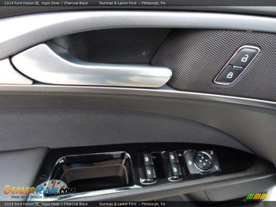 2014 Ford Fusion SE Ingot Silver / Charcoal Black Photo #11