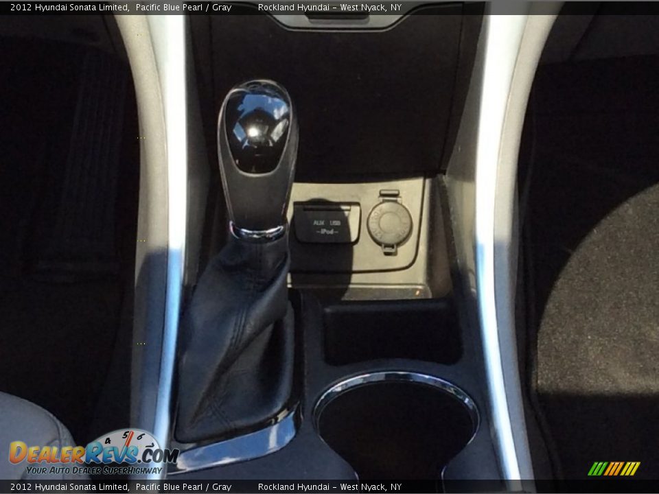 2012 Hyundai Sonata Limited Pacific Blue Pearl / Gray Photo #20