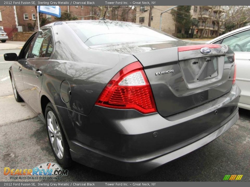 2012 Ford Fusion SE Sterling Grey Metallic / Charcoal Black Photo #4