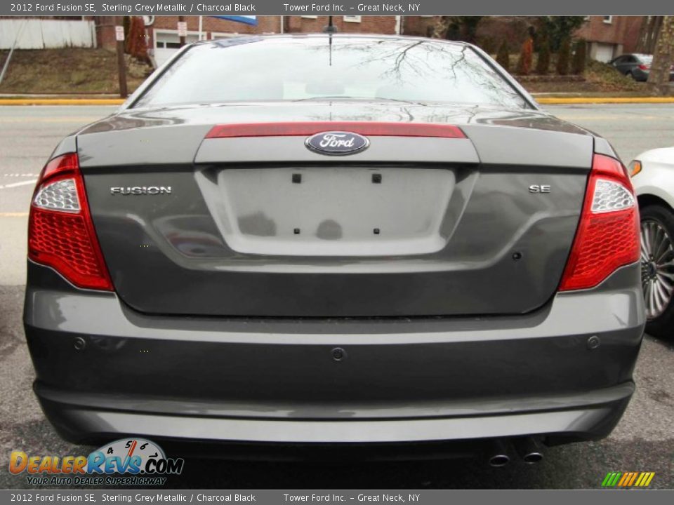 2012 Ford Fusion SE Sterling Grey Metallic / Charcoal Black Photo #5