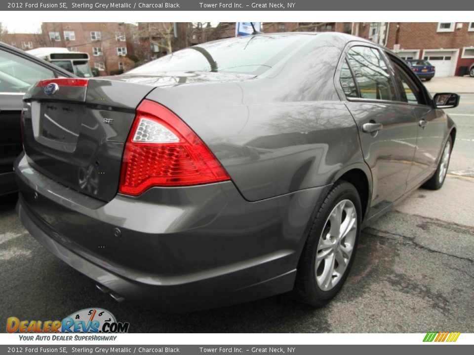 2012 Ford Fusion SE Sterling Grey Metallic / Charcoal Black Photo #7