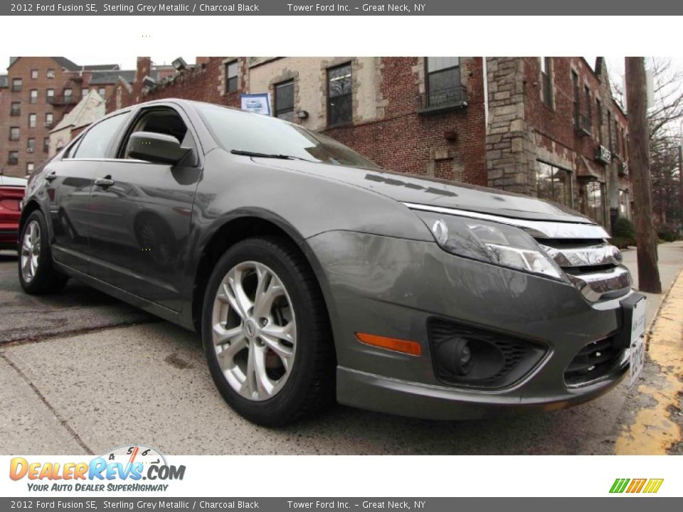 2012 Ford Fusion SE Sterling Grey Metallic / Charcoal Black Photo #8