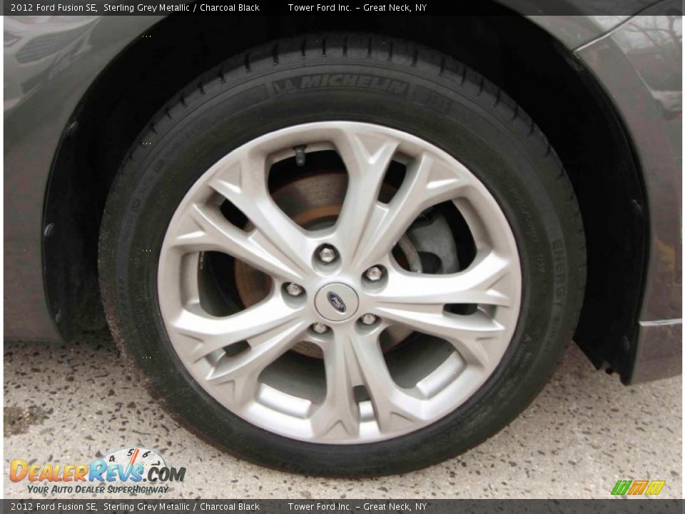 2012 Ford Fusion SE Sterling Grey Metallic / Charcoal Black Photo #9