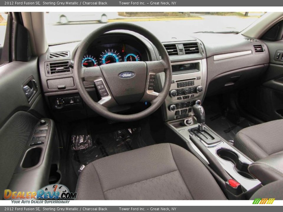 2012 Ford Fusion SE Sterling Grey Metallic / Charcoal Black Photo #14