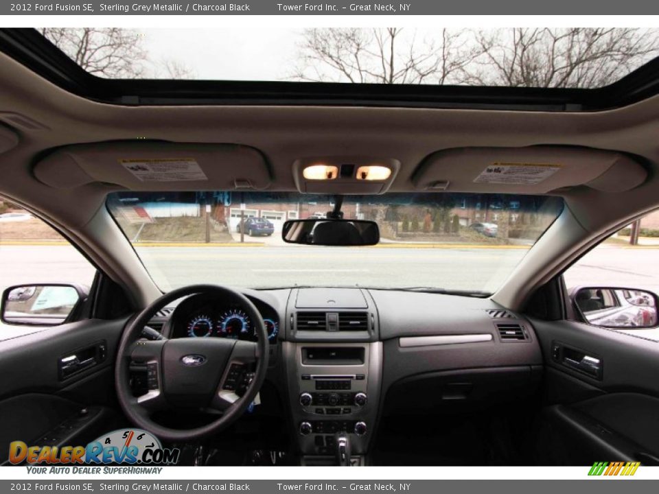2012 Ford Fusion SE Sterling Grey Metallic / Charcoal Black Photo #15
