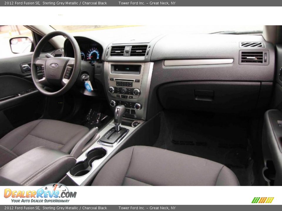 2012 Ford Fusion SE Sterling Grey Metallic / Charcoal Black Photo #16
