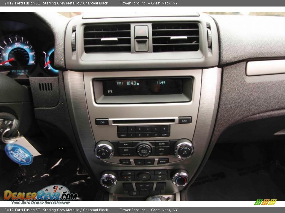 2012 Ford Fusion SE Sterling Grey Metallic / Charcoal Black Photo #17