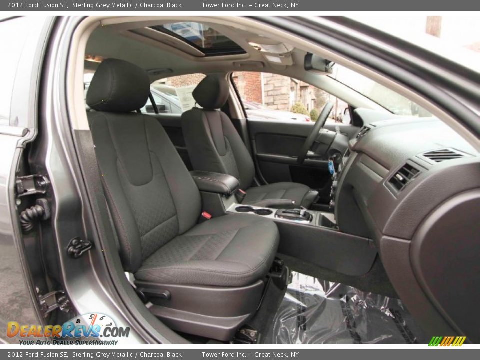 2012 Ford Fusion SE Sterling Grey Metallic / Charcoal Black Photo #25