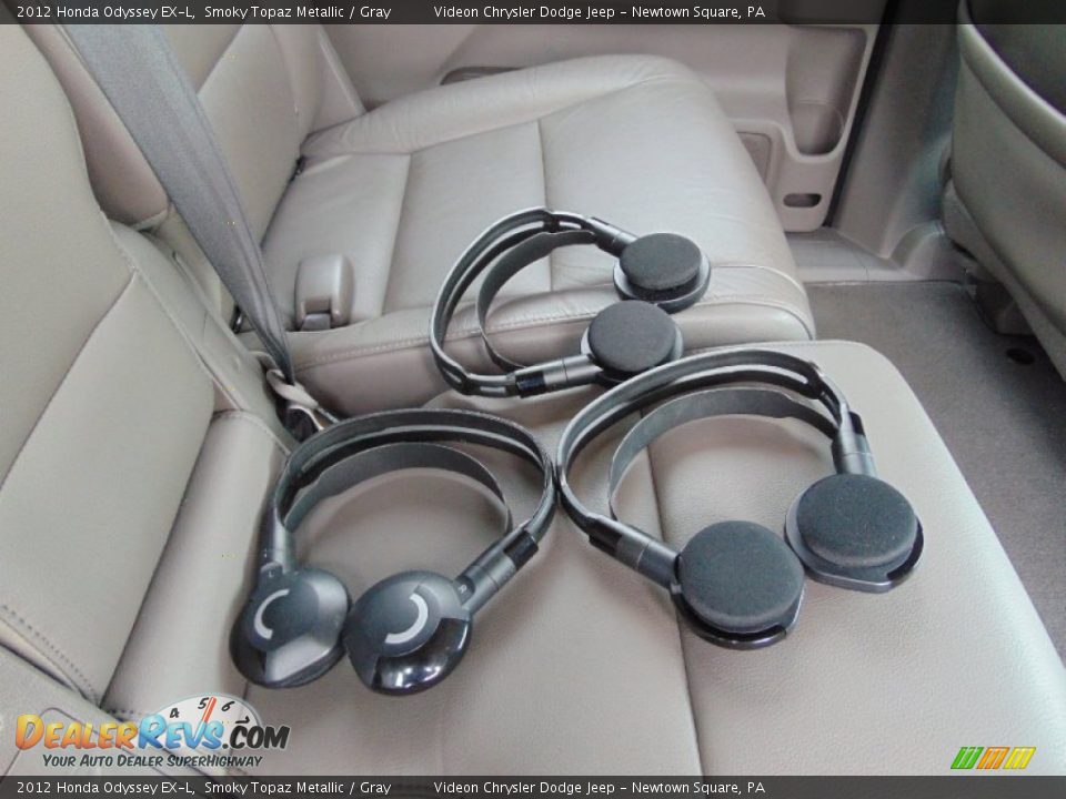2012 Honda Odyssey EX-L Smoky Topaz Metallic / Gray Photo #24
