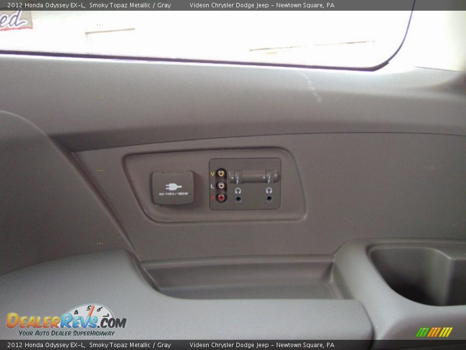 2012 Honda Odyssey EX-L Smoky Topaz Metallic / Gray Photo #26
