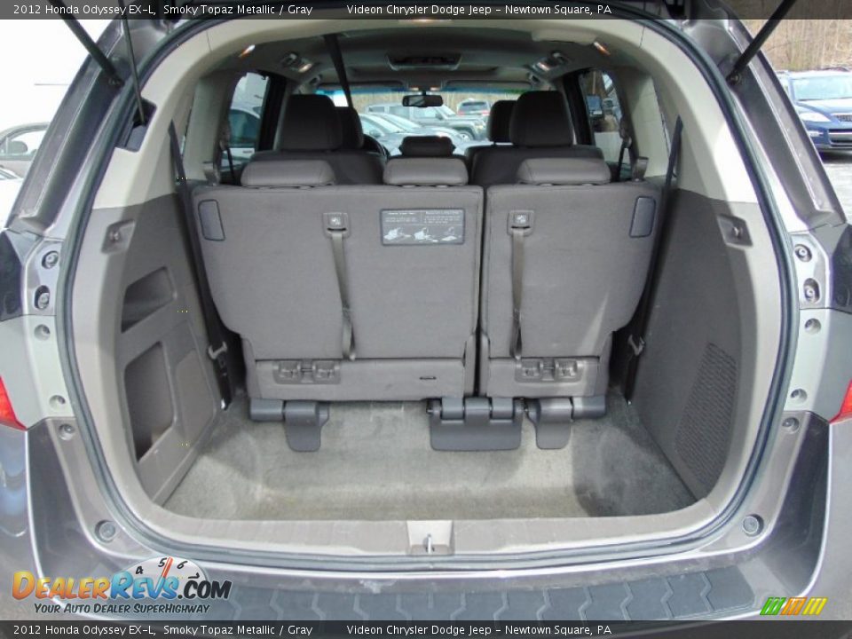 2012 Honda Odyssey EX-L Smoky Topaz Metallic / Gray Photo #28