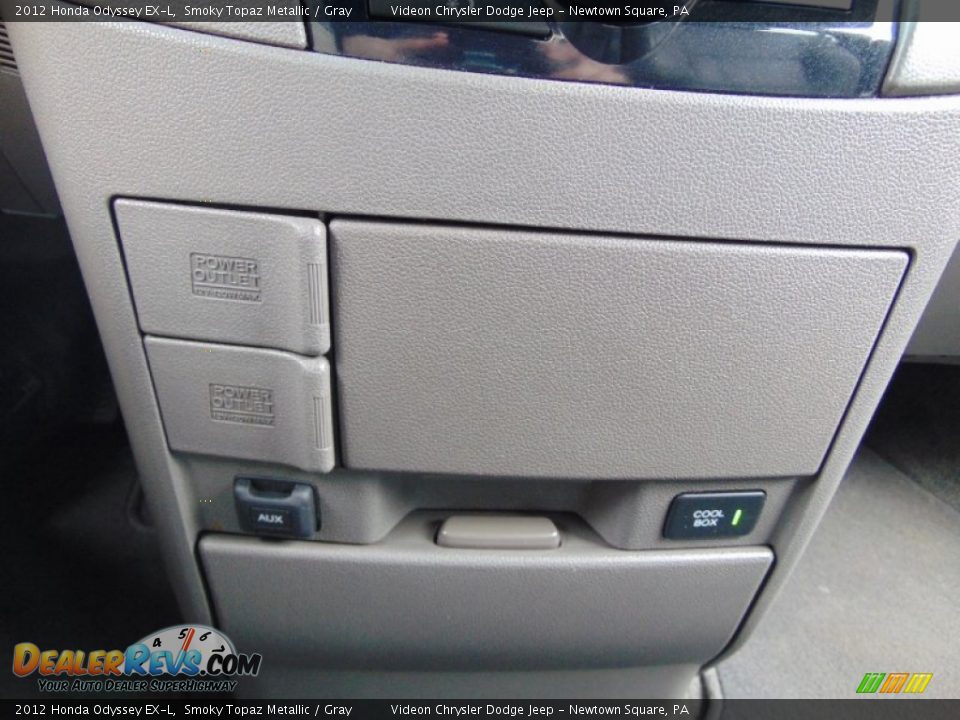 2012 Honda Odyssey EX-L Smoky Topaz Metallic / Gray Photo #34