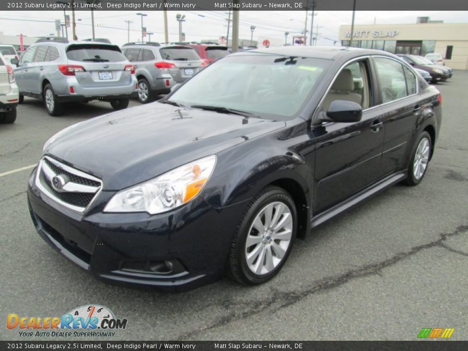 2012 Subaru Legacy 2.5i Limited Deep Indigo Pearl / Warm Ivory Photo #2