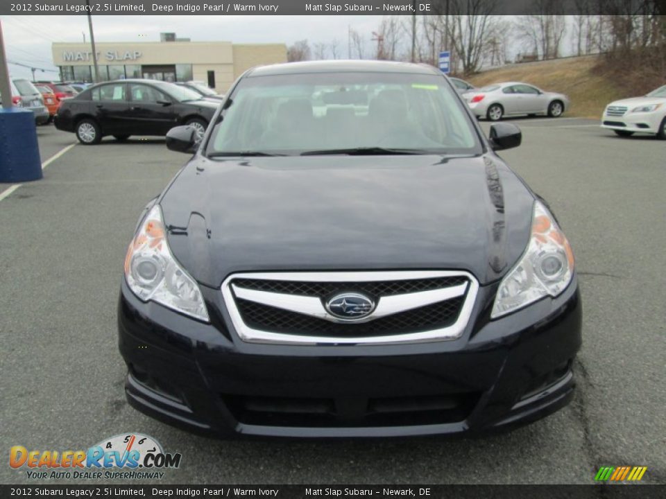 2012 Subaru Legacy 2.5i Limited Deep Indigo Pearl / Warm Ivory Photo #3